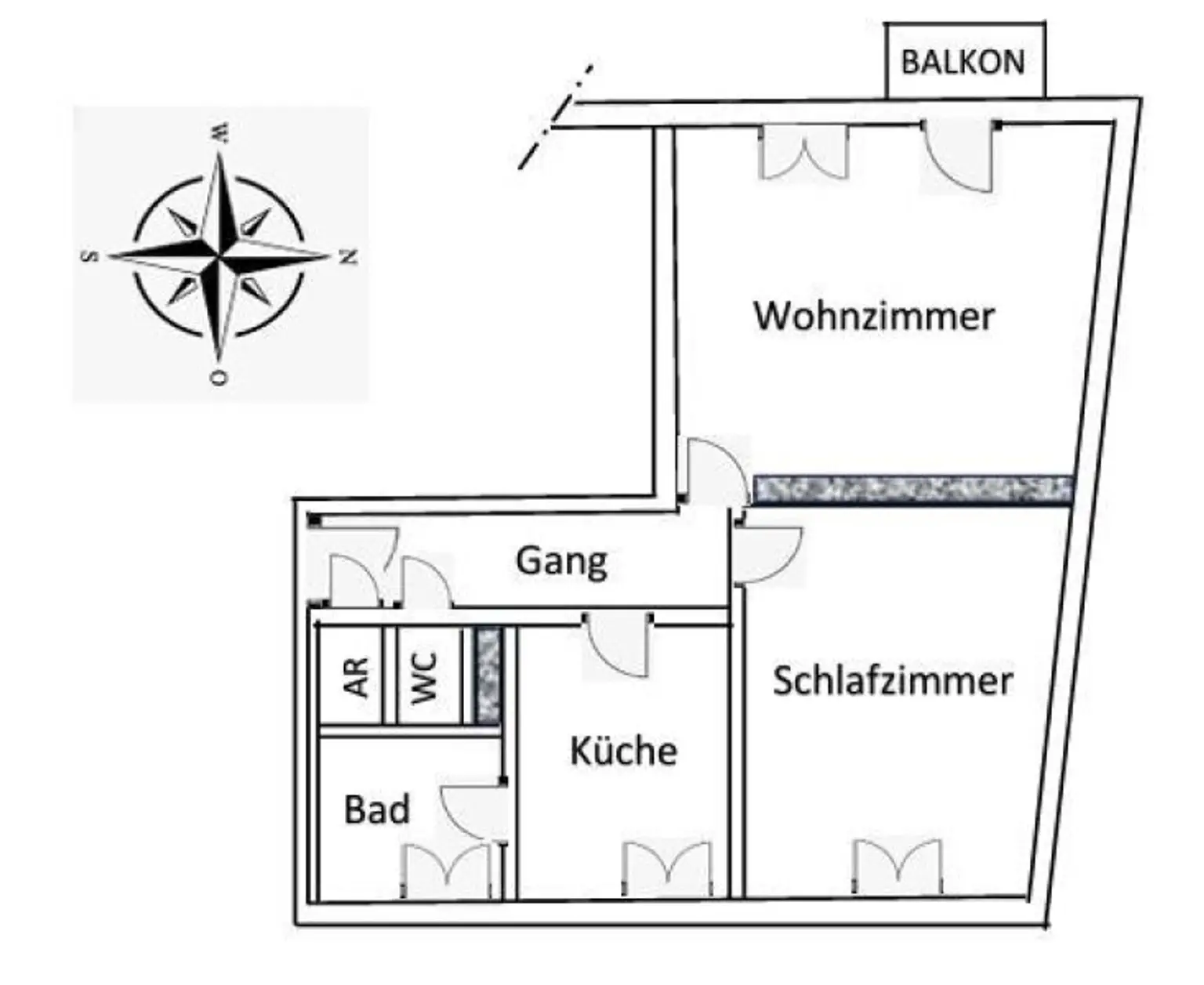 Freundliche, helle schöne Wohnung in Graz