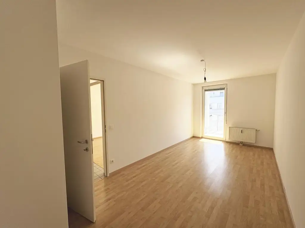 Nähe Donau und U2  - 
Geförderte 2 Zimmer Wohnung mit Loggia - FINANZIERUNGSBEITRAG