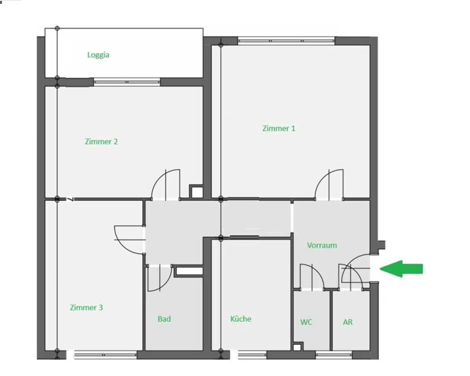 PROVISIONSFREI I LIFT I 3 ZIMMER I BAD MIT WANNE I SONNIG & HELL I LOGGIA I INNENHOFLAGE I PROJEKT WOHNEN I