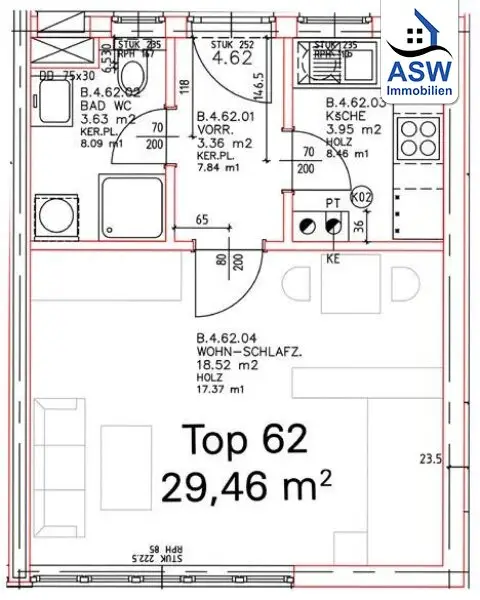 Top Lage!! Schöne 1-Zimmerwohnung in der Nähe des Pleschinger See