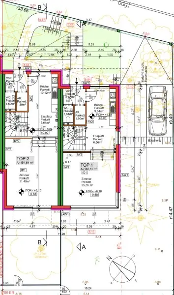 Familientraum - Doppelhaushälften - Großzügige Außenflächen - Massivbau - Luftwärmepumpe