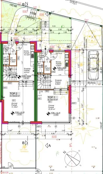 Familientraum - Doppelhaushälften - Großzügige Außenflächen - Massivbau - Luftwärmepumpe