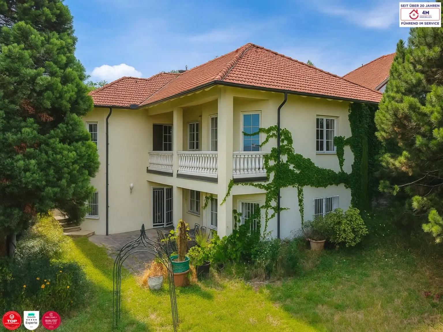 🏡Charmante Villa am Ölberg mit Blick auf das Stift Klosterneuburg & ca. 1450m2 großem Garten