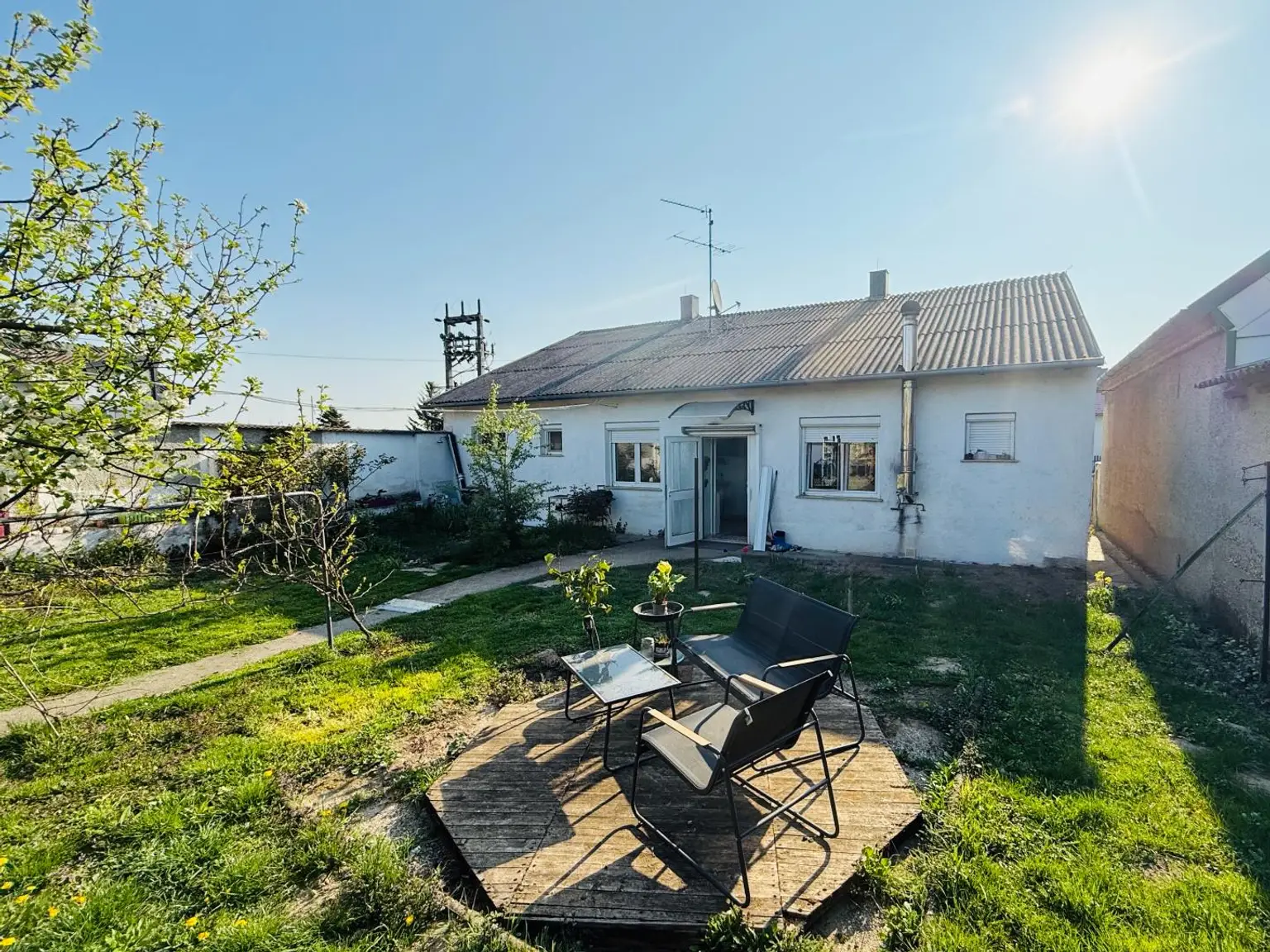 Haus Ansicht vom Garten