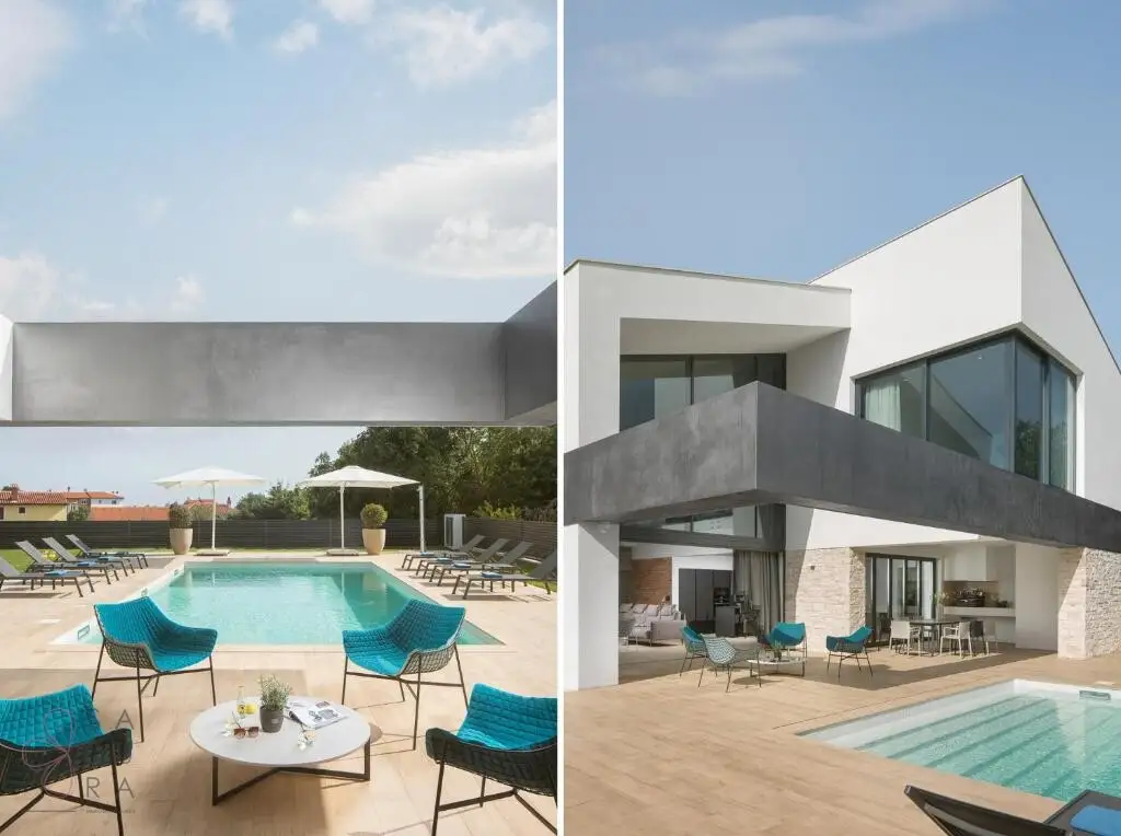 Zeitgenössische Luxusvilla in Ližnjan – Mediterrane Eleganz an der Küste Istriens
