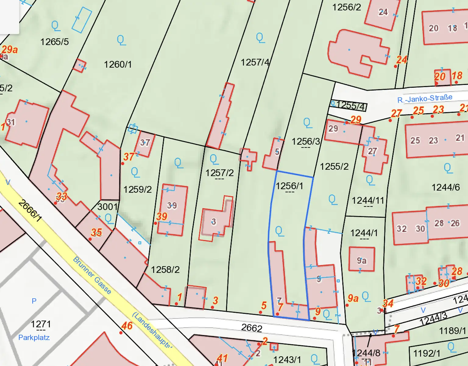 25 %  geschlossene Bauweise, Bauklasse II - keine Einschränkung auf Wohneinheiten