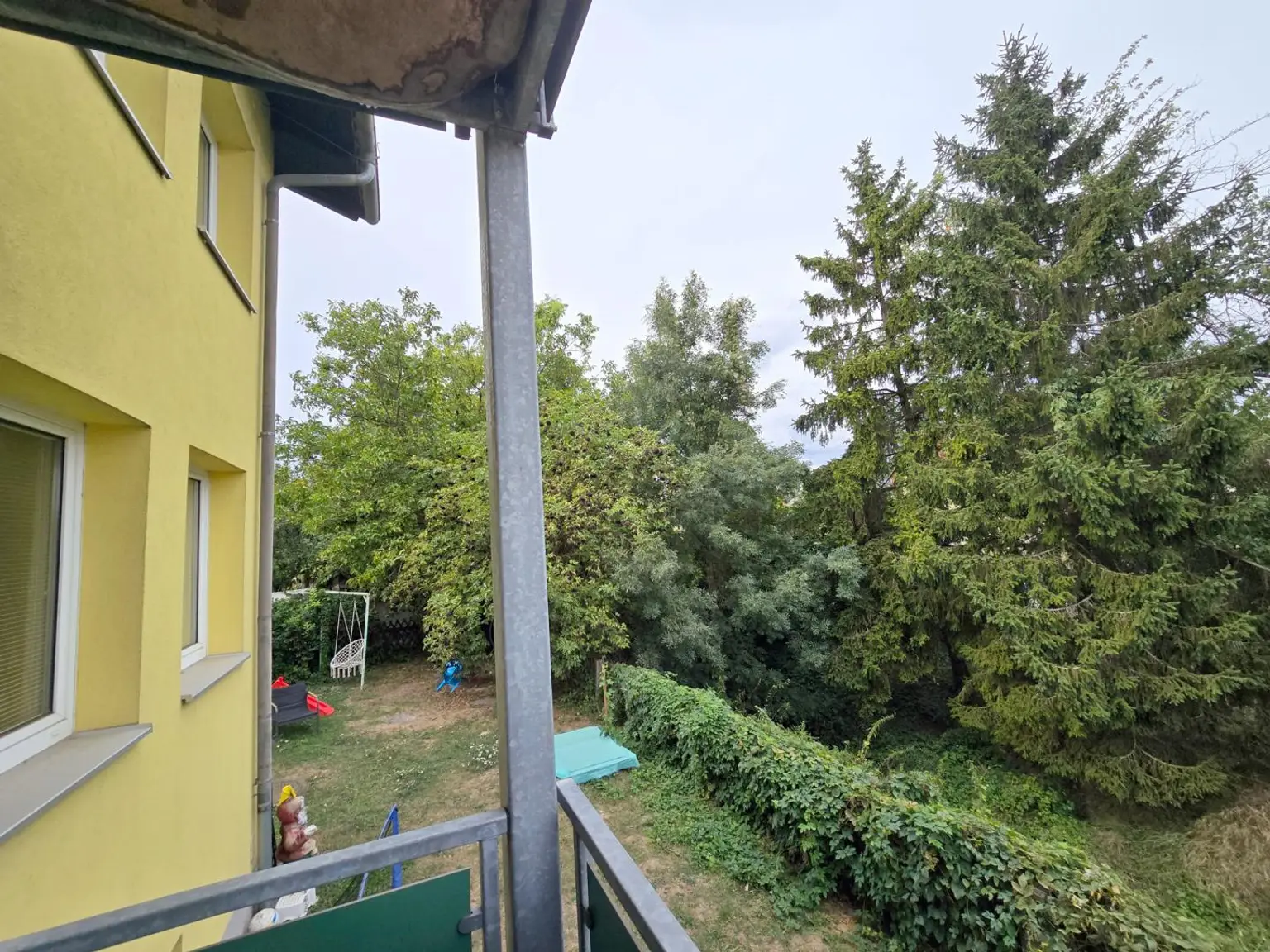 Blick vom Balkon