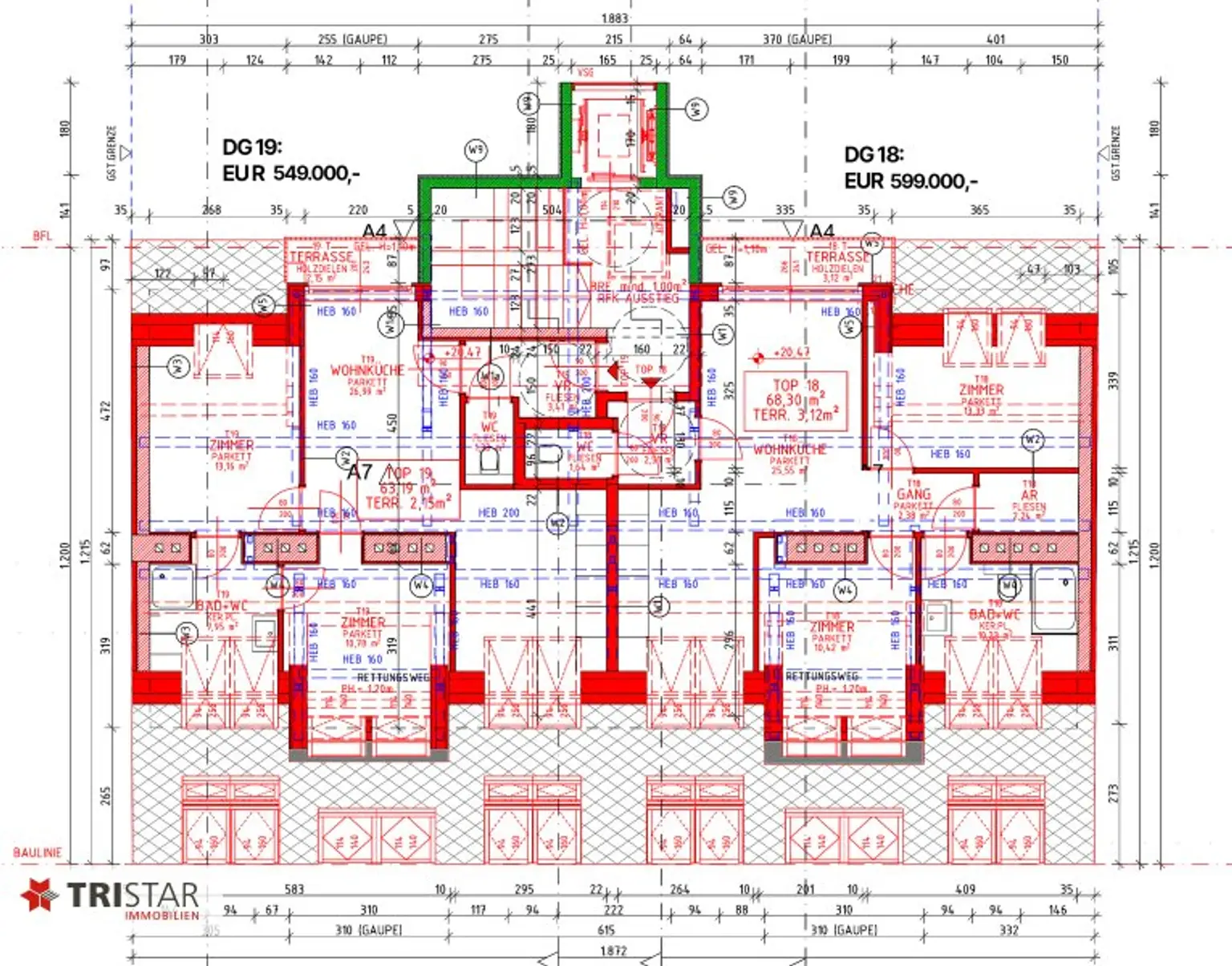 NEU! ++ SIEBENBRUNNENPLATZ ++ ERSTBEZUG ++ EXKLUSIVE 3–4 ZIMMER-WOHNUNGEN + BALKON/TERRASSE ++ KLIMAANLAGE ++ TOP-AUSSTATTUNG ++ 1150 WIEN ++