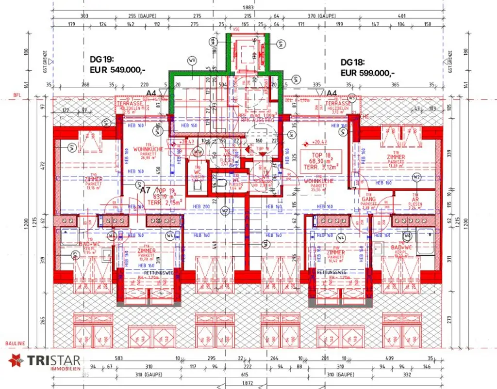 NEU! ++ SIEBENBRUNNENPLATZ ++ ERSTBEZUG ++ EXKLUSIVE 3–4 ZIMMER-WOHNUNGEN + BALKON/TERRASSE ++ KLIMAANLAGE ++ TOP-AUSSTATTUNG ++ 1150 WIEN ++
