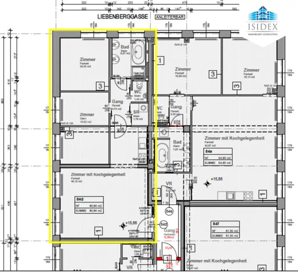 Moderne 3-Zimmer-Wohnung in top Lage der Inneren Stadt - Ihr urbanes Traumdomizil wartet
