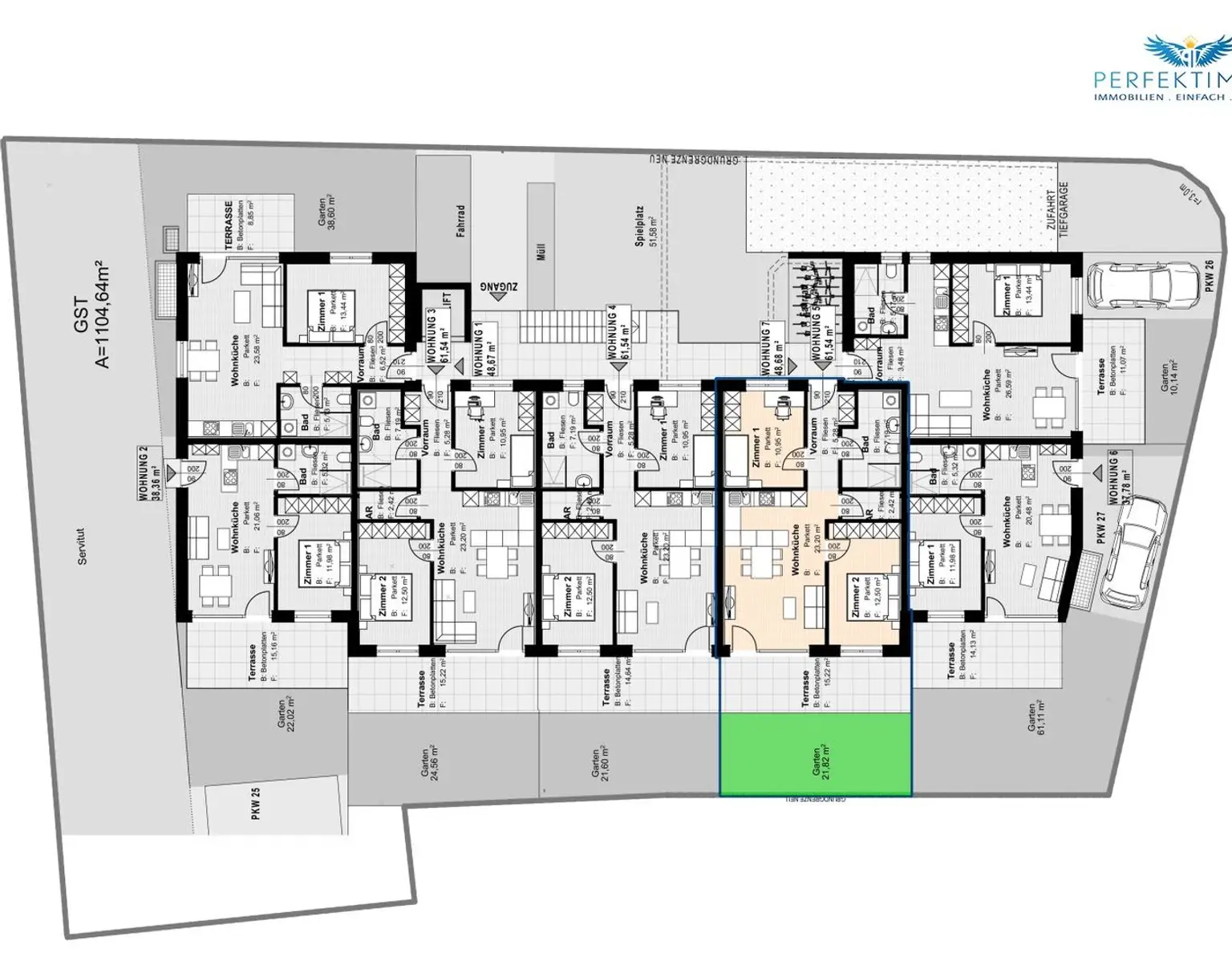 "Wohnen mit Aussicht auf die Geierwand" - Neubauwohnung W 5