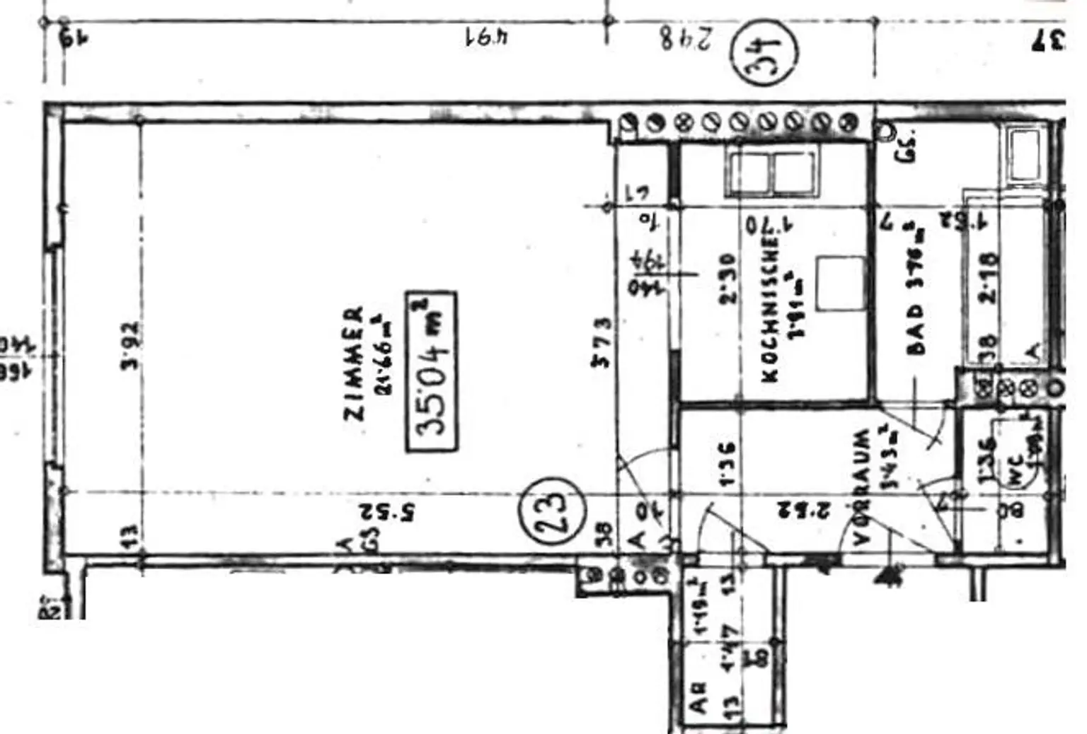 1-Zimmer-Wohnung direkt bei der U3 Zippererstraße