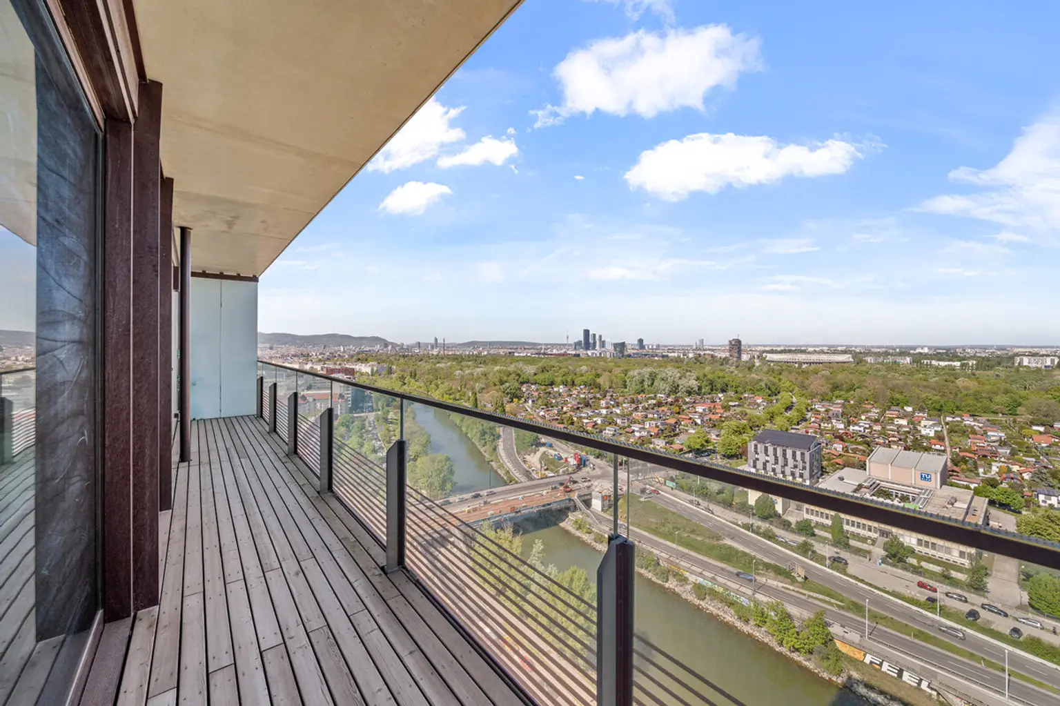 Balkon mit Aussicht