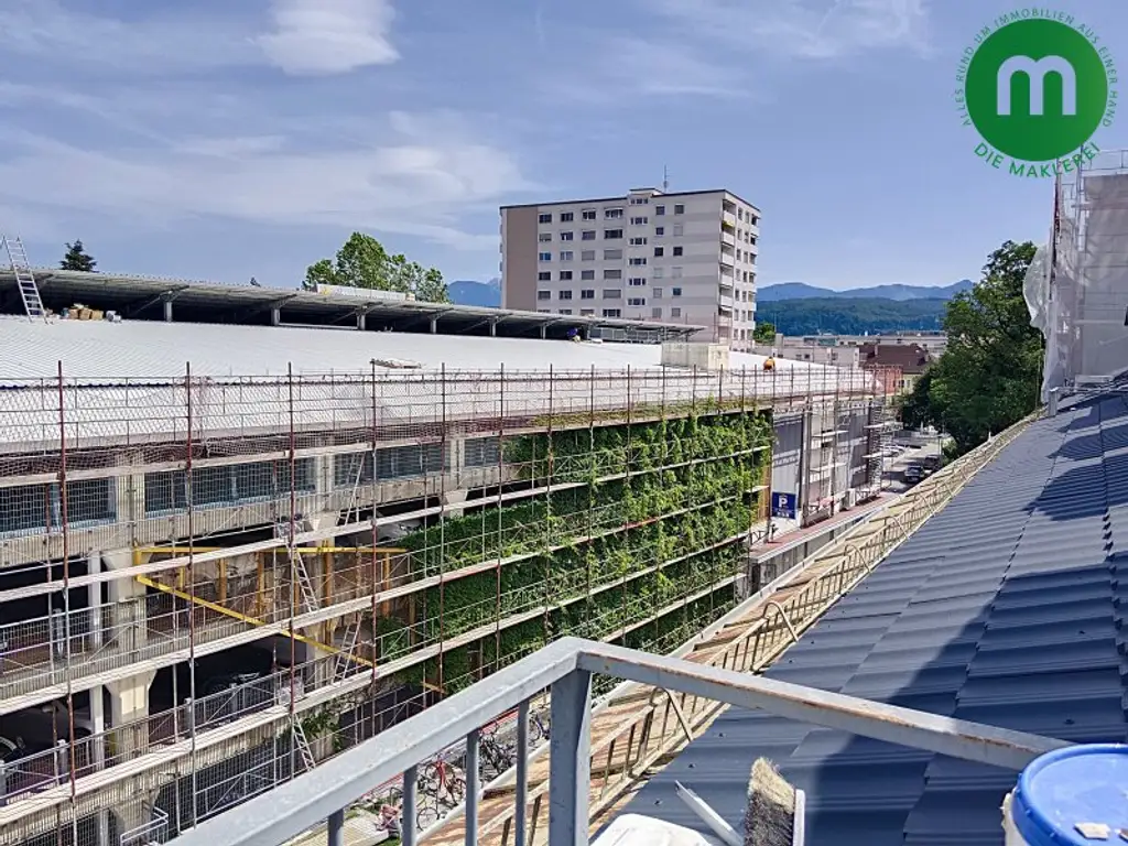 loftartige Wohnung mit kleiner Terrasse im Klagenfurter Zentrum