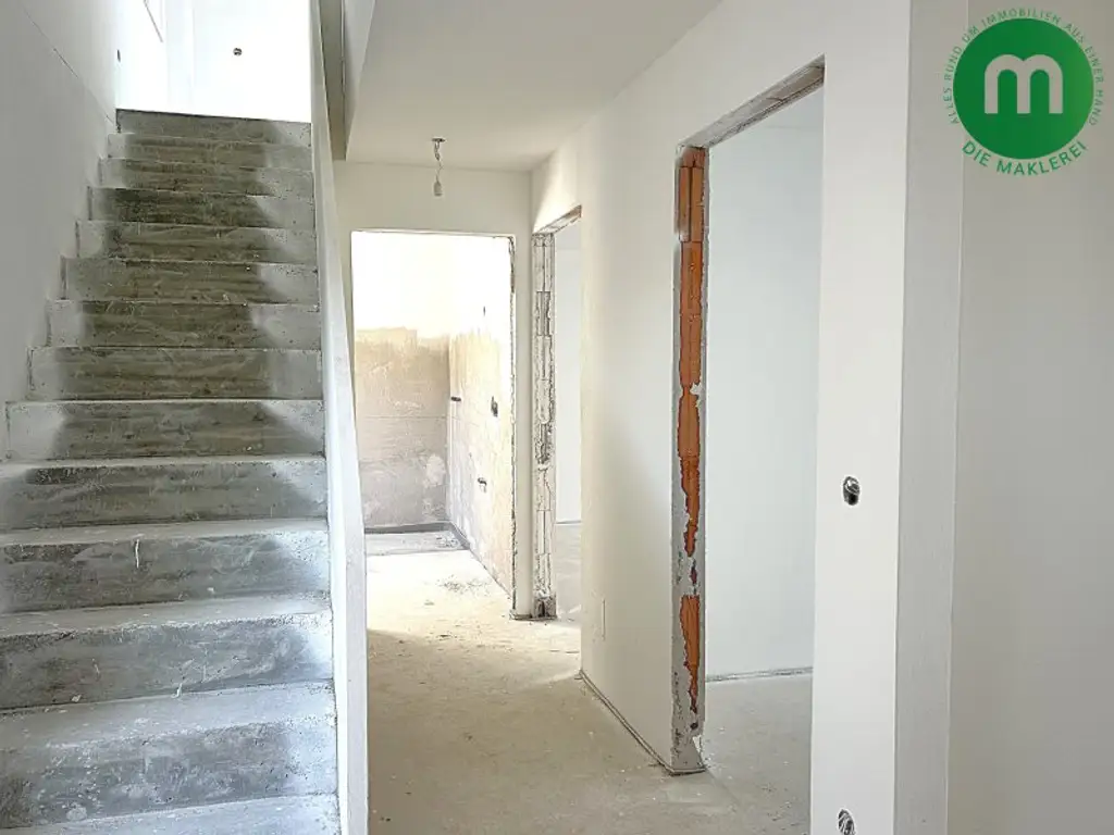 Exklusives Neubau-Reihenhaus in Klosterneuburg-Weidling – belagsfertige oder schlüsselfertige Übergabe möglich