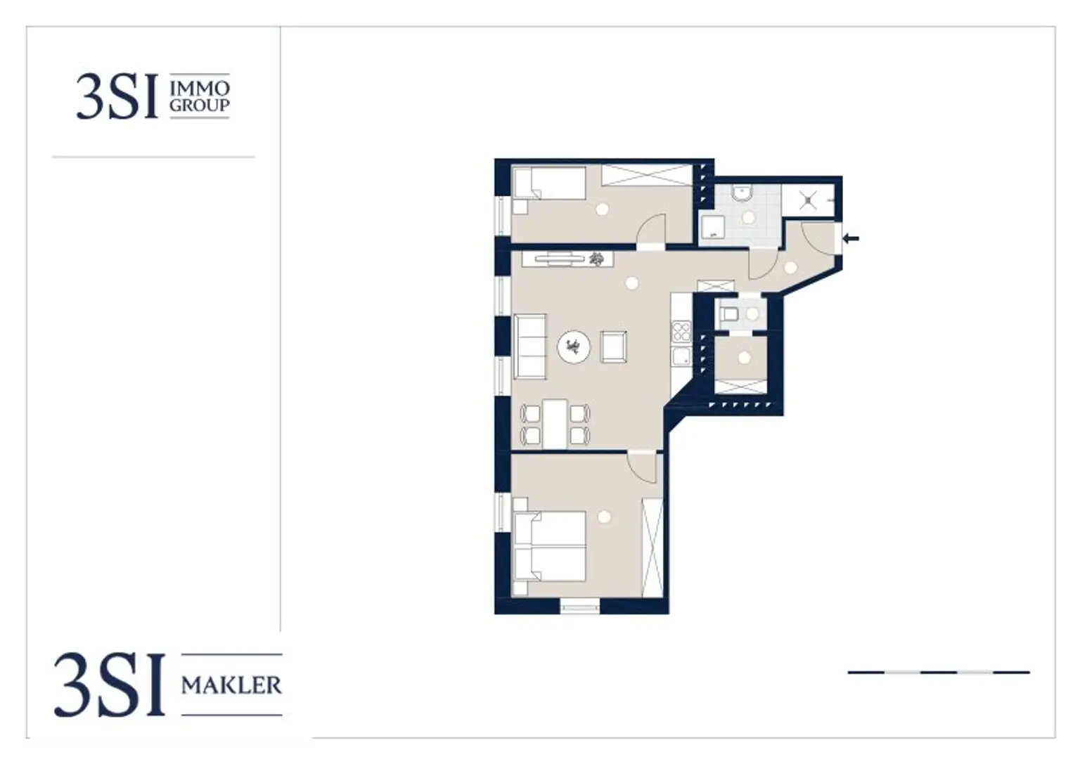 Altbau trifft Design – Traumhafte 3-Zimmer-Wohnung frisch saniert