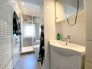 Badezimmer im Obergeschoss