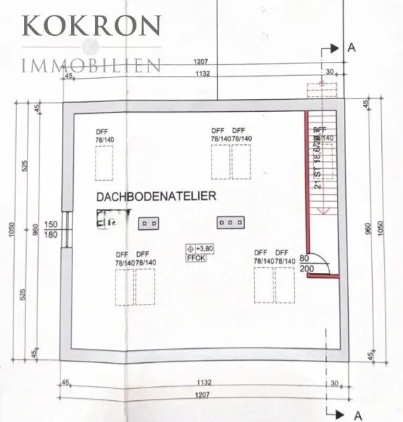 Grundriss Dachgeschoss