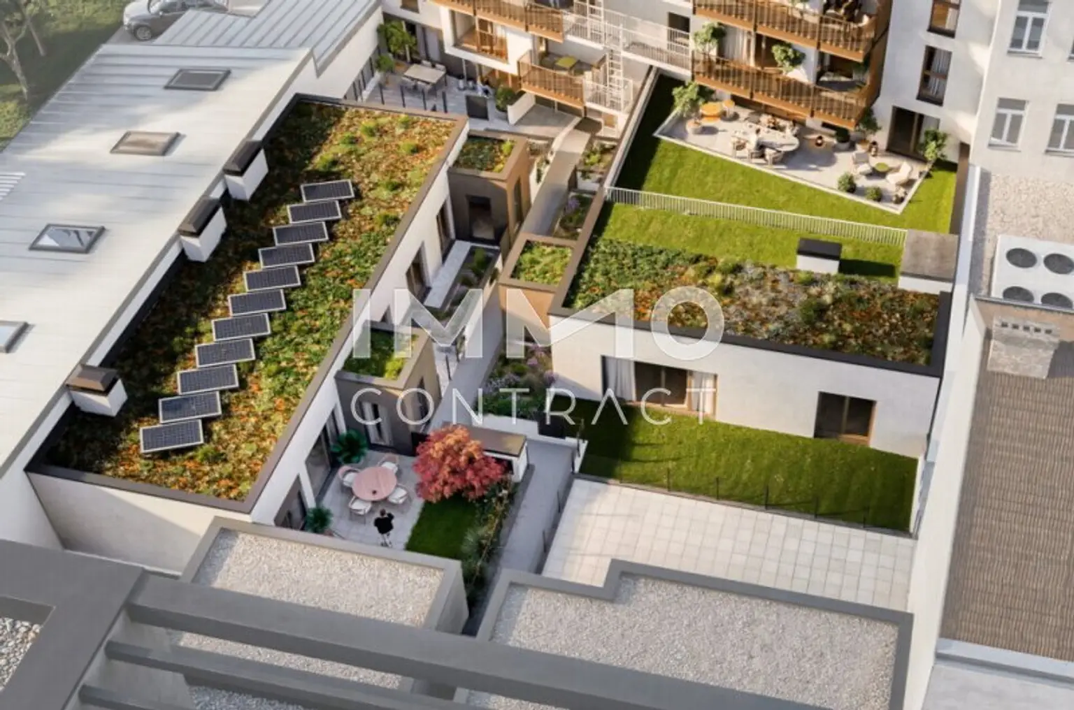 Hofhäuser Detail Aerial