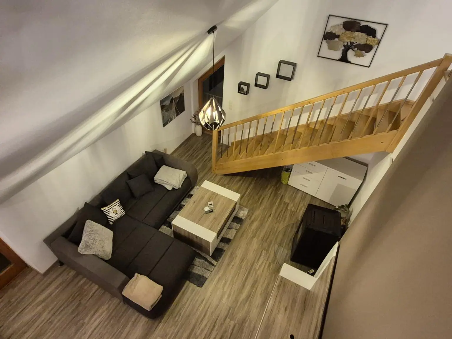 Blick von der Galerie