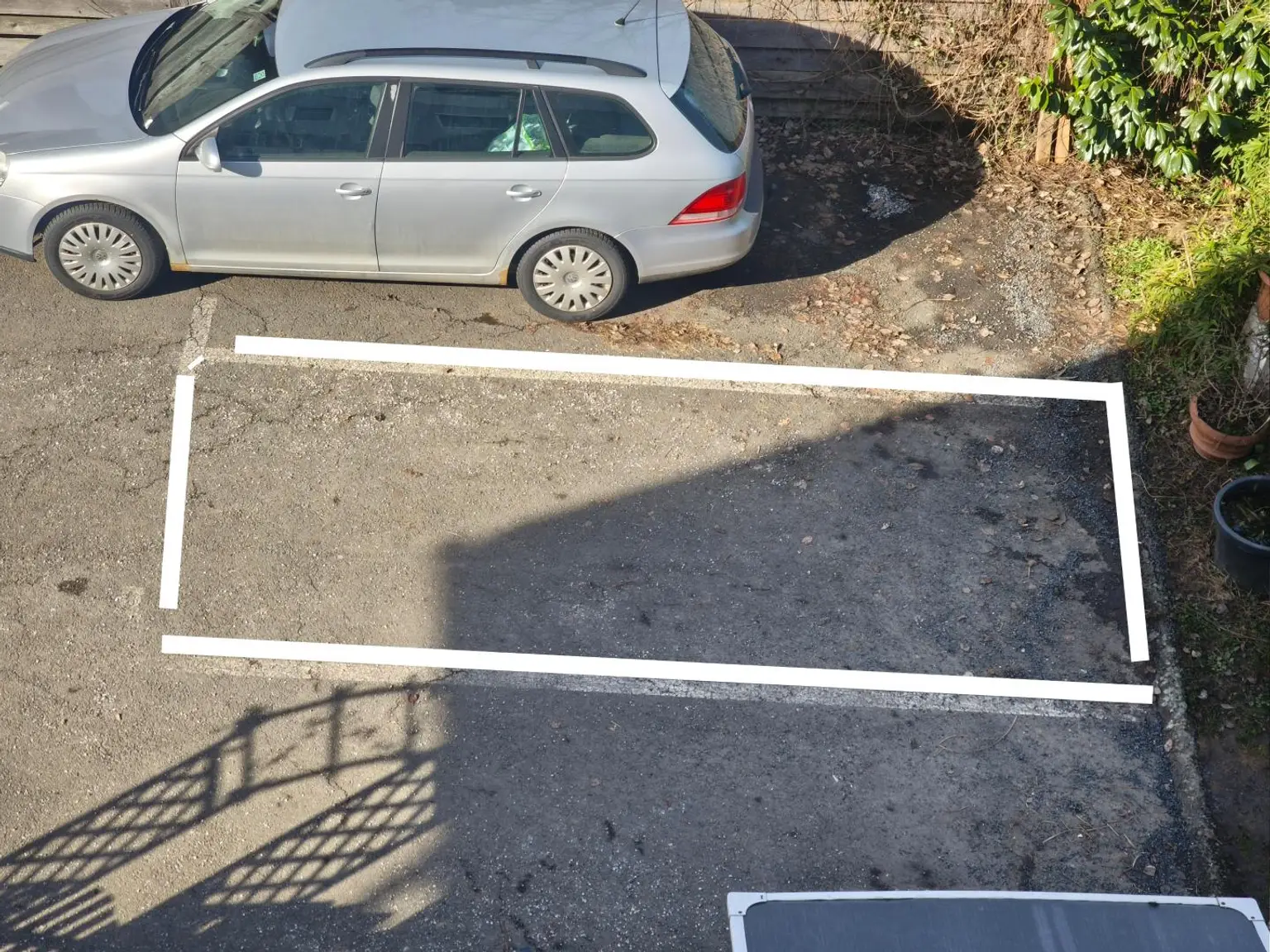 Zugehöriger Parkplatz