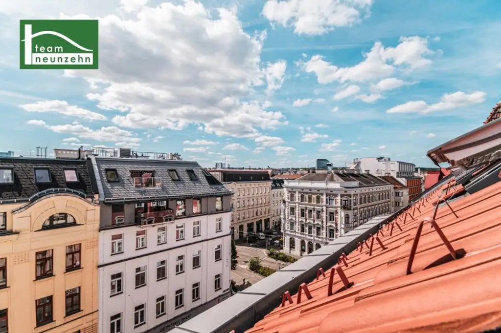 Freundliche DG-Wohnung in Sechshaus - 5 Gehminuten zu U4 und U6! Schlafzimmer in Hofruhelage!