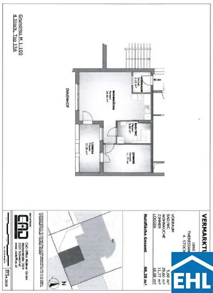 Großzügige 2 Zimmerwohnung im schönen 4. Wiener Gemeindebezirk!