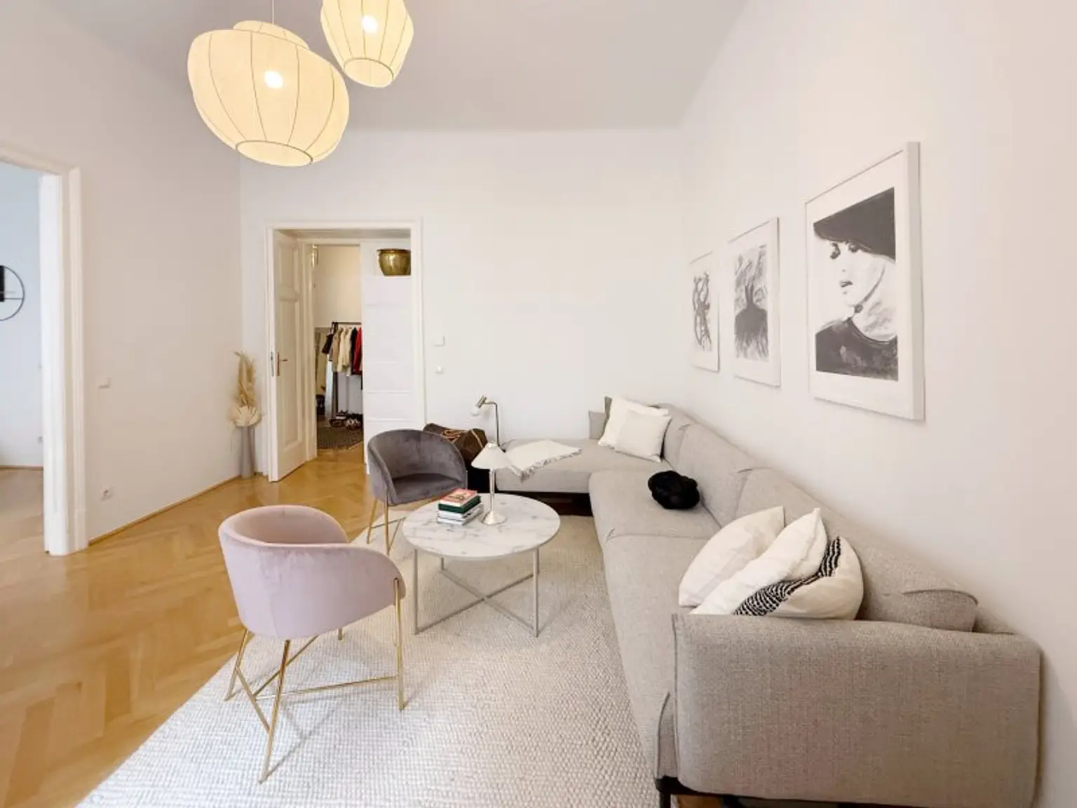Großzügige 3,5-Zimmer-Wohnung mit Balkon im Herzen von Wien (unmöbliert)