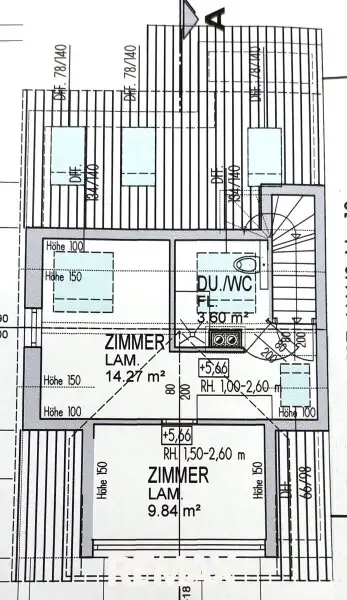 ausgebauter Dachboden