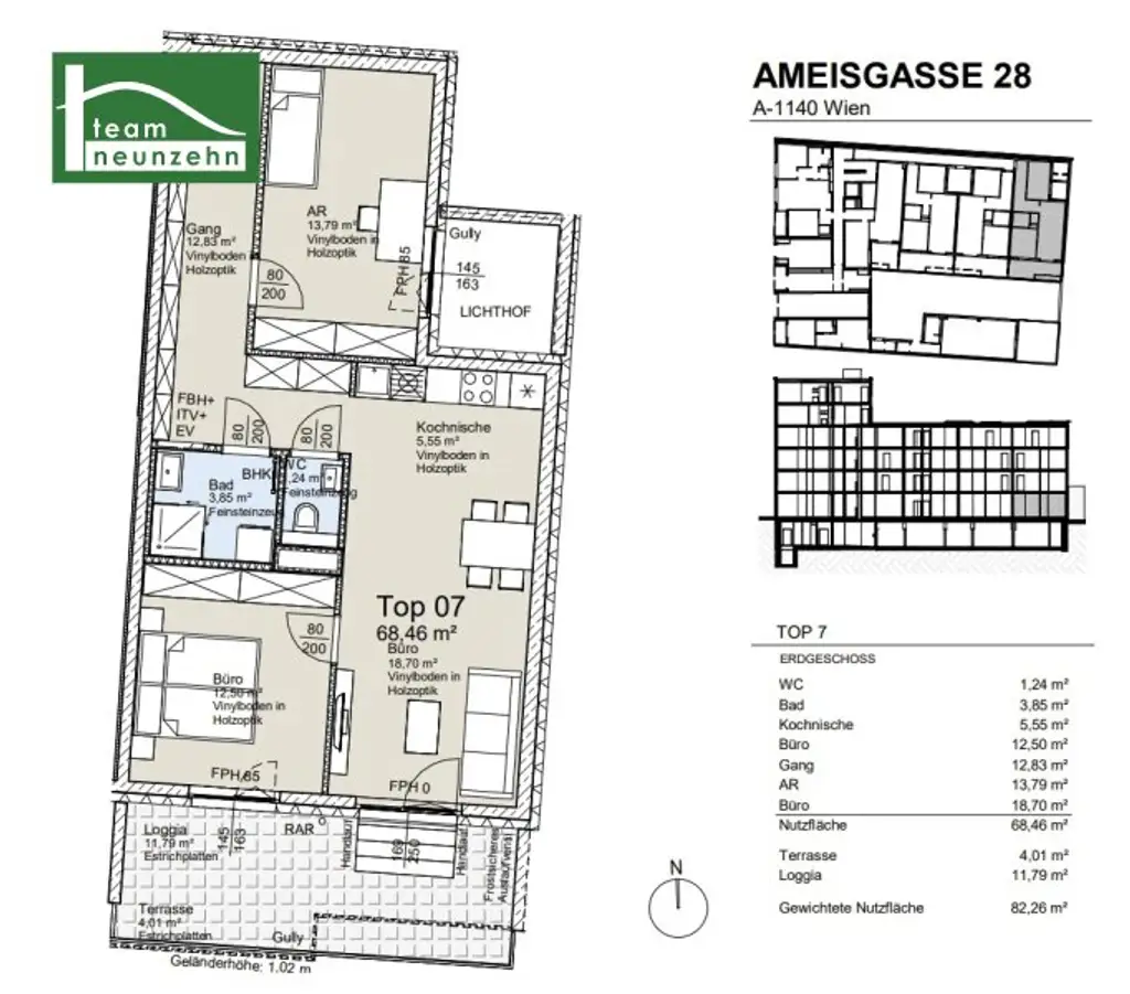 Fertiggestellte Neubau-Erstbezugswohnungen in Penzing nahe Schönbrunn. Küche inklusive!