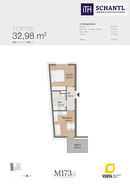 Entzückende, gut geschnittene Neubauwohnung für Single und Studenten - Exklusives Wohnen im wunderschönen Bezirk Liebenau - PROVISIONSFREI!