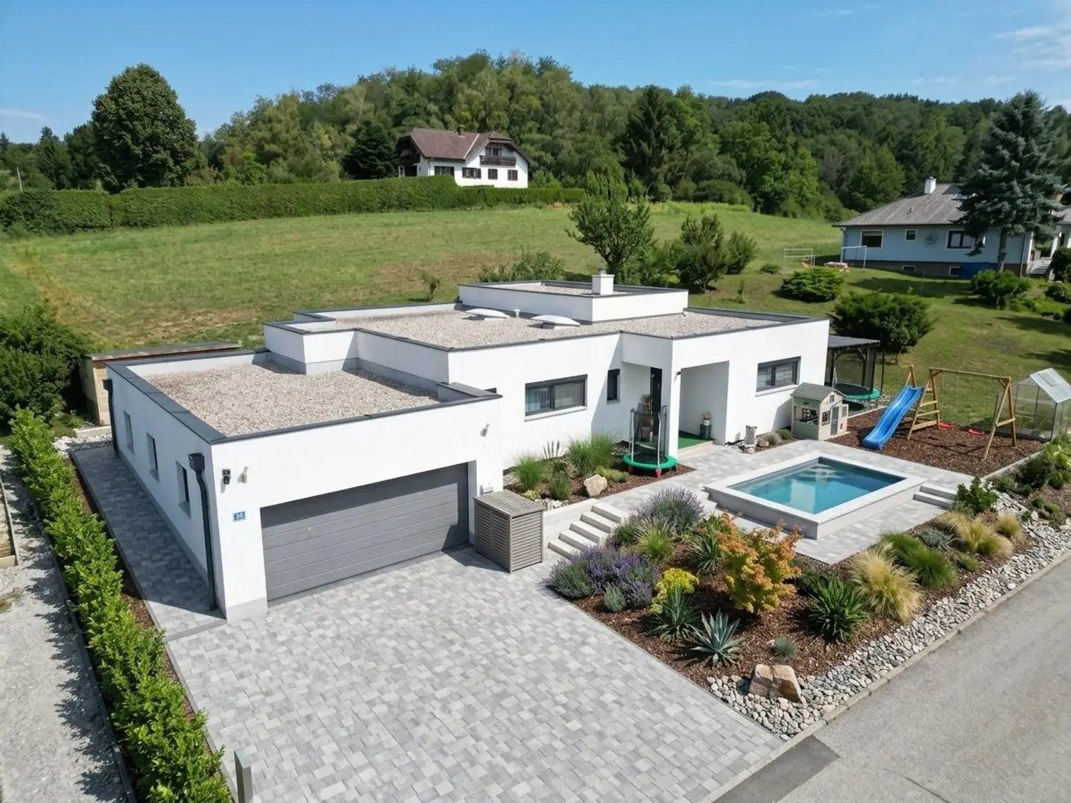 Gestaltungsmöglichkeit der Aussenanlage