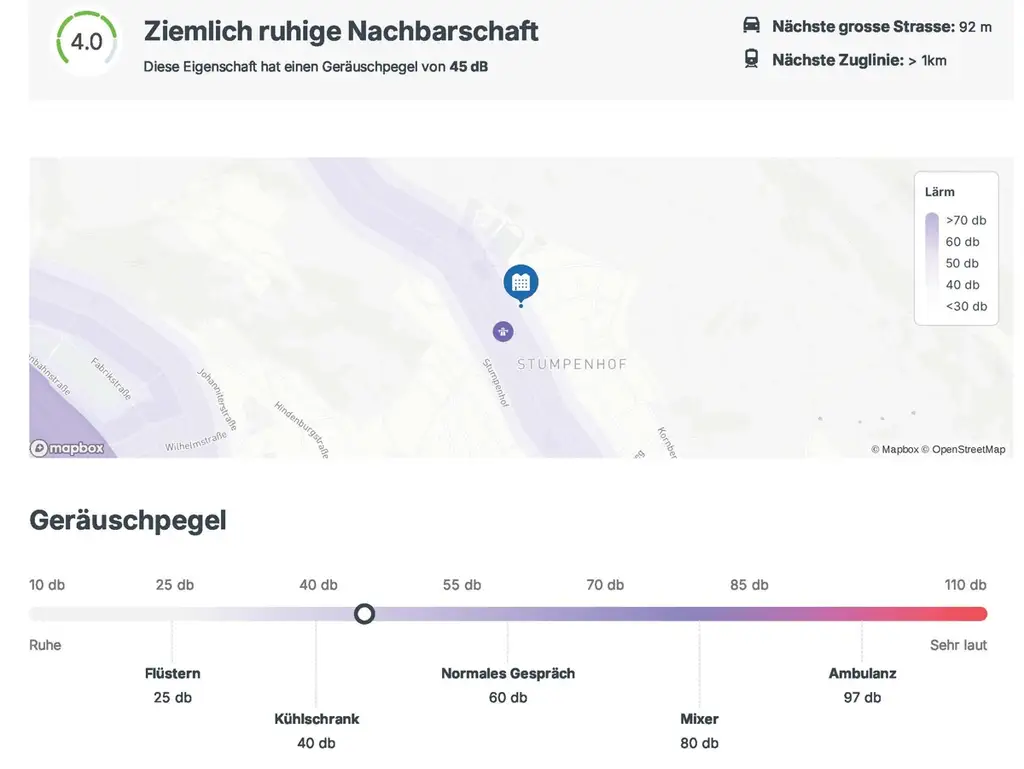Ruhige Nachbarschaft