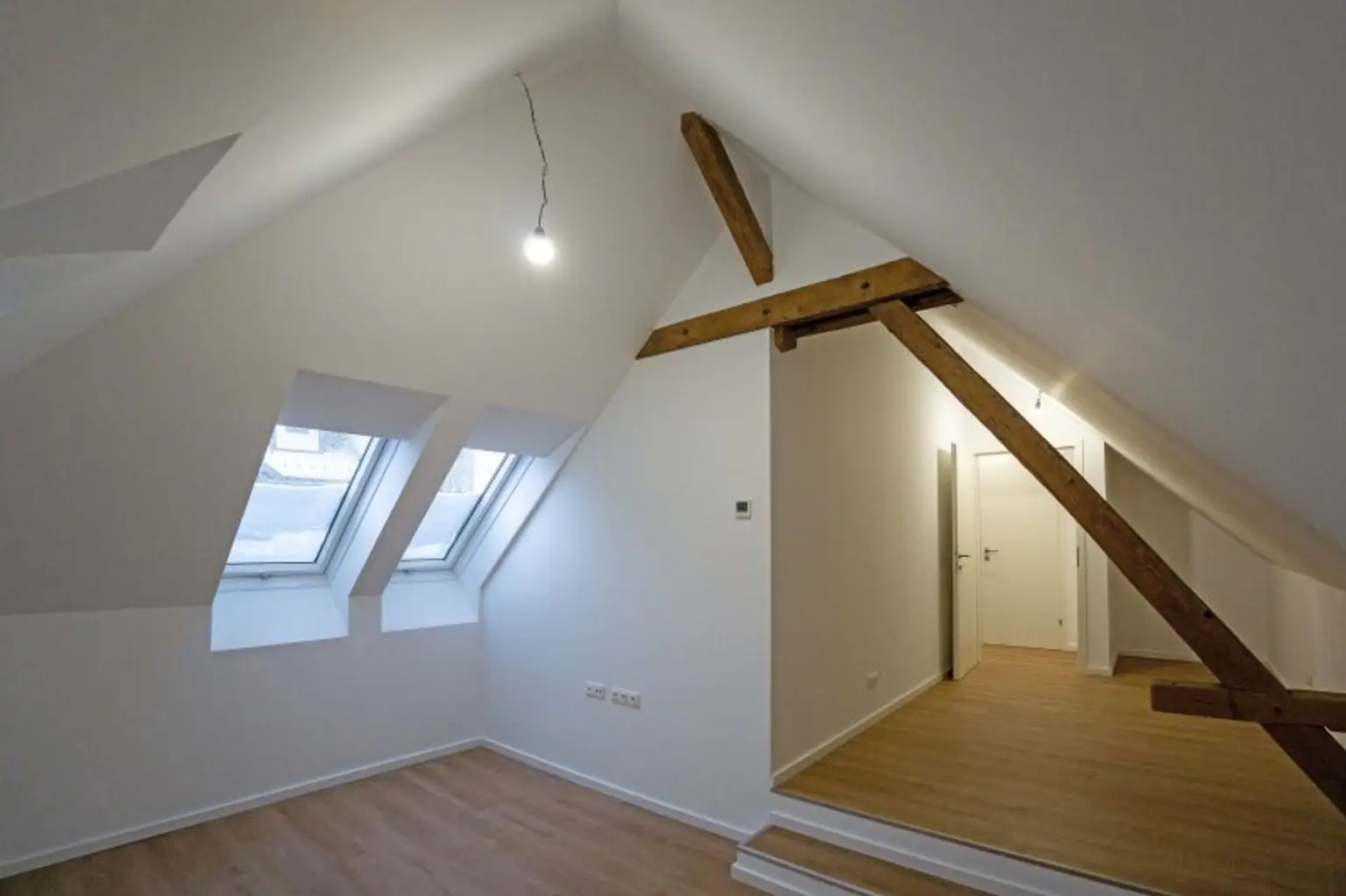 Schlafzimmer im Dachgeschoß