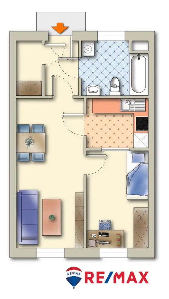 Schöne 2-Zimmer-Wohnung in zentraler, ruhiger Lage in Andritz!