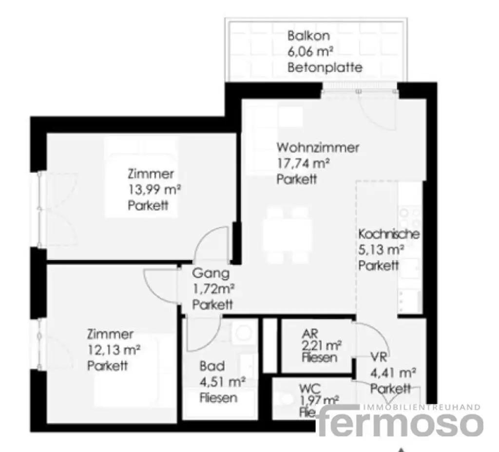 Moderne 2-Zimmer-Wohnung mit Balkon in 1210 Wien – Ihr neues Zuhause!