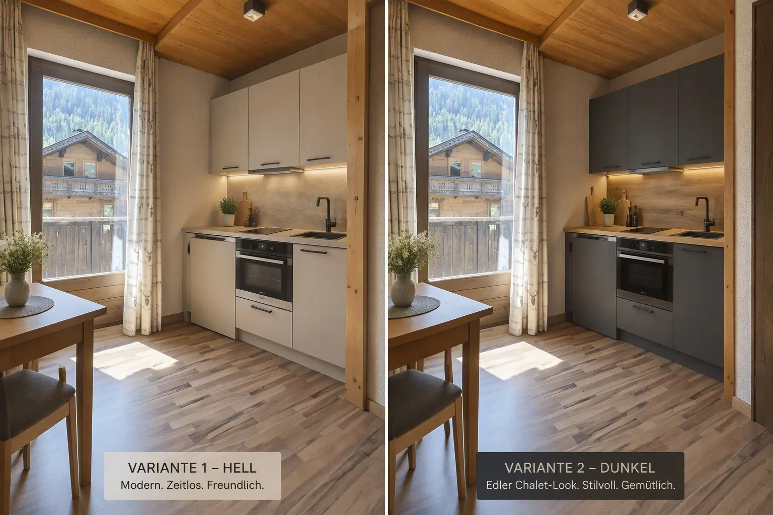 Ankommen, durchatmen und die Bergwelt genießen! Ferien - Wohnung mit touristischer Vermietung kaufen