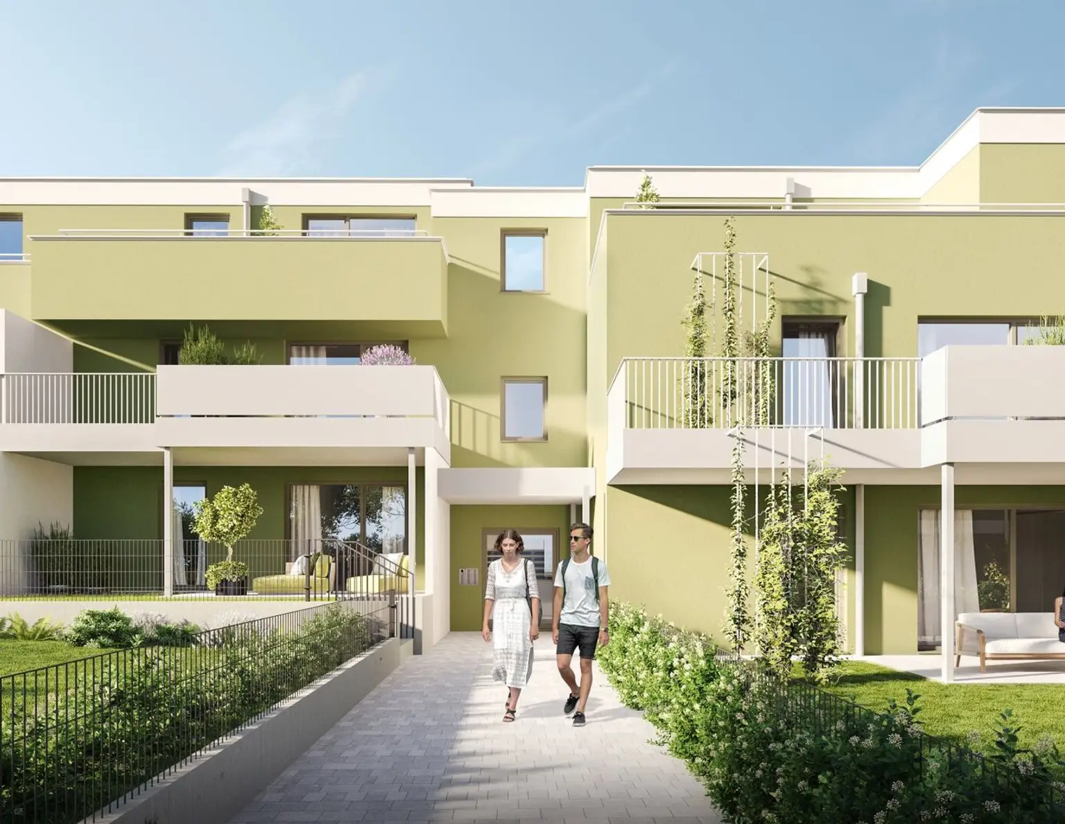 PROVISIONSFREI! Harmonisch konzipierte 4-Zimmer-Wohnung | 2 Bäder | Rundum-Terrasse