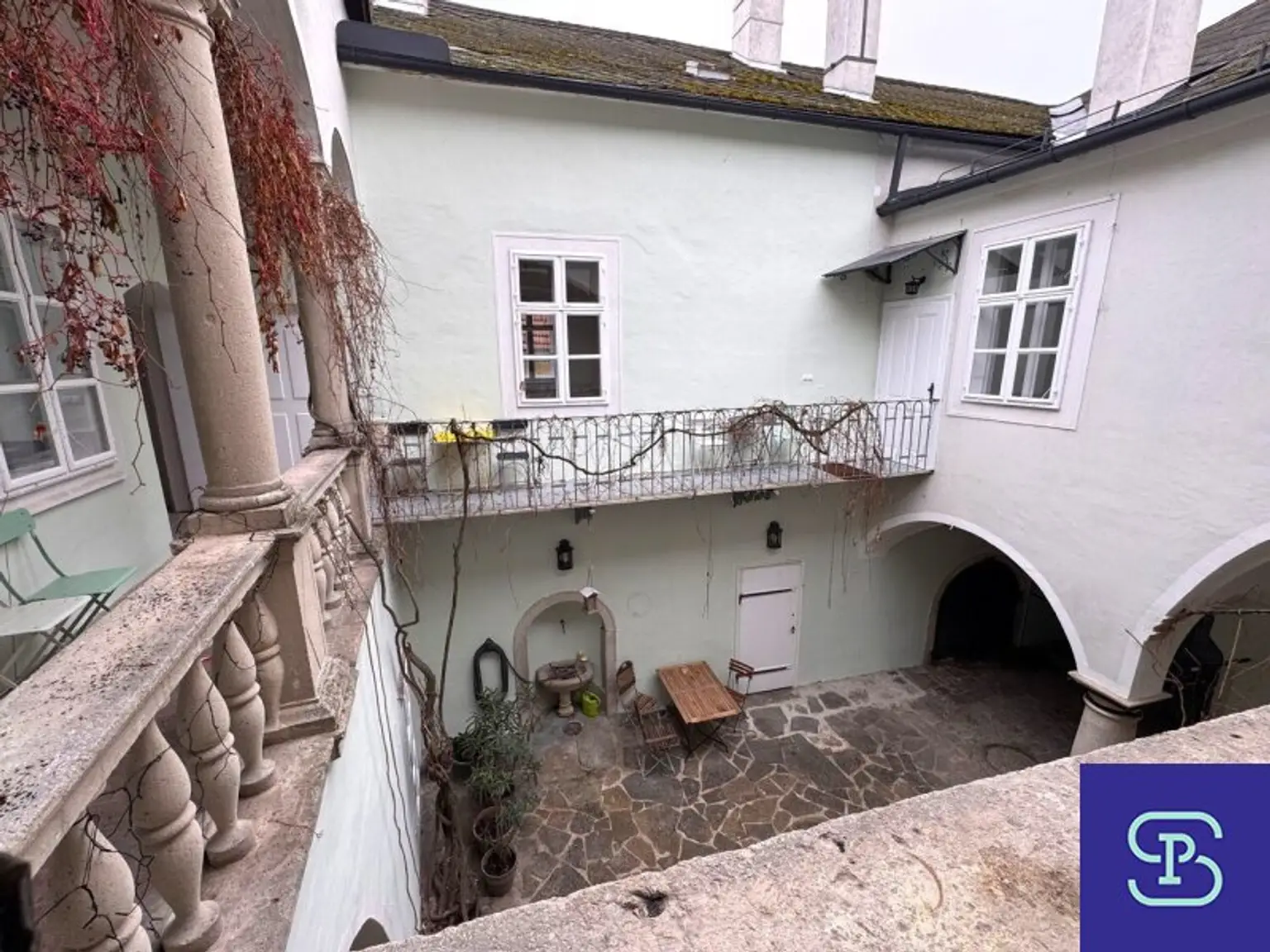 Außenbereich Innenhof