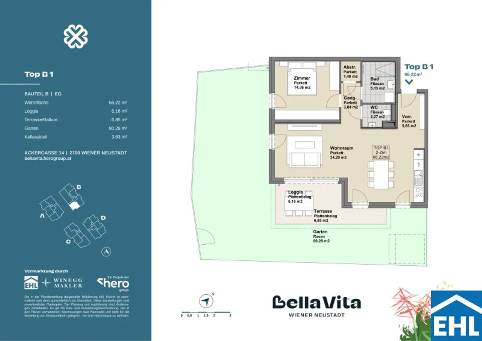 Wohnen mit Stil und Komfort – BELLA VITA in Wiener Neustadt