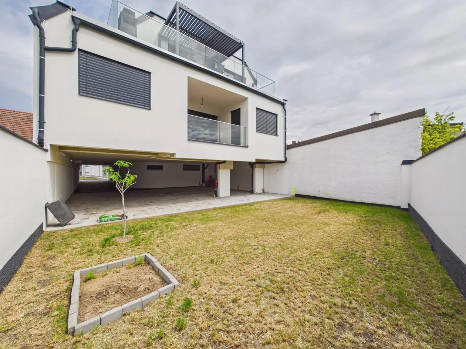 Apartment Neusiedl/See, Gartenansicht