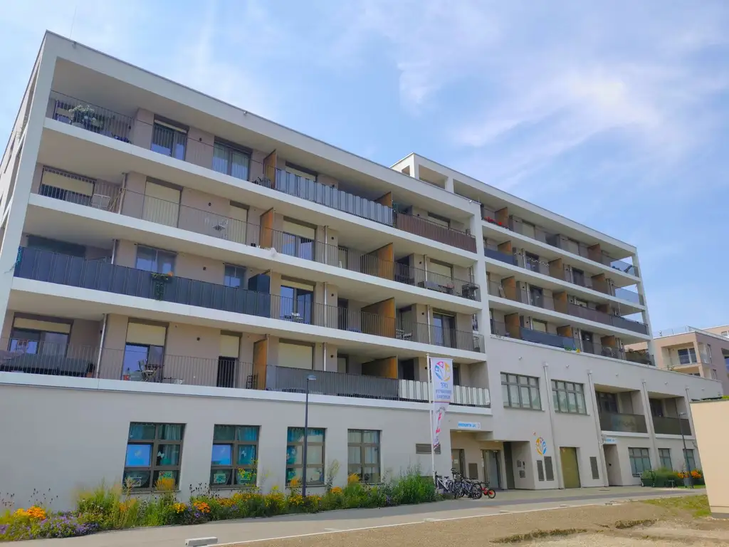 2-Zimmer Neubau Mietwohnung mit Loggia in zentraler Lage nähe U1!