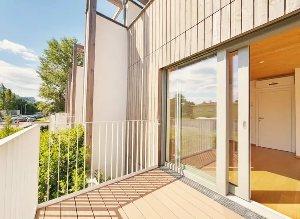 ++NEU++ GRÜNE9 - TOP für Familien & Anleger! Hochwertiges Reihenhaus mit Garten und perfekter U1-Anbindung!  PKW-Stellplatz, Eigengarten, Südwest-Terrasse, Sonne+++