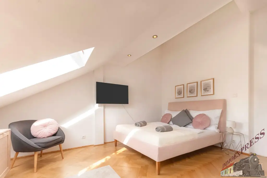 Eyecatcher- Wohnung - unbefristeter Vertrag -4-Zimmer im Dachgeschoß - inkl. Heizkosten & Warmwasser