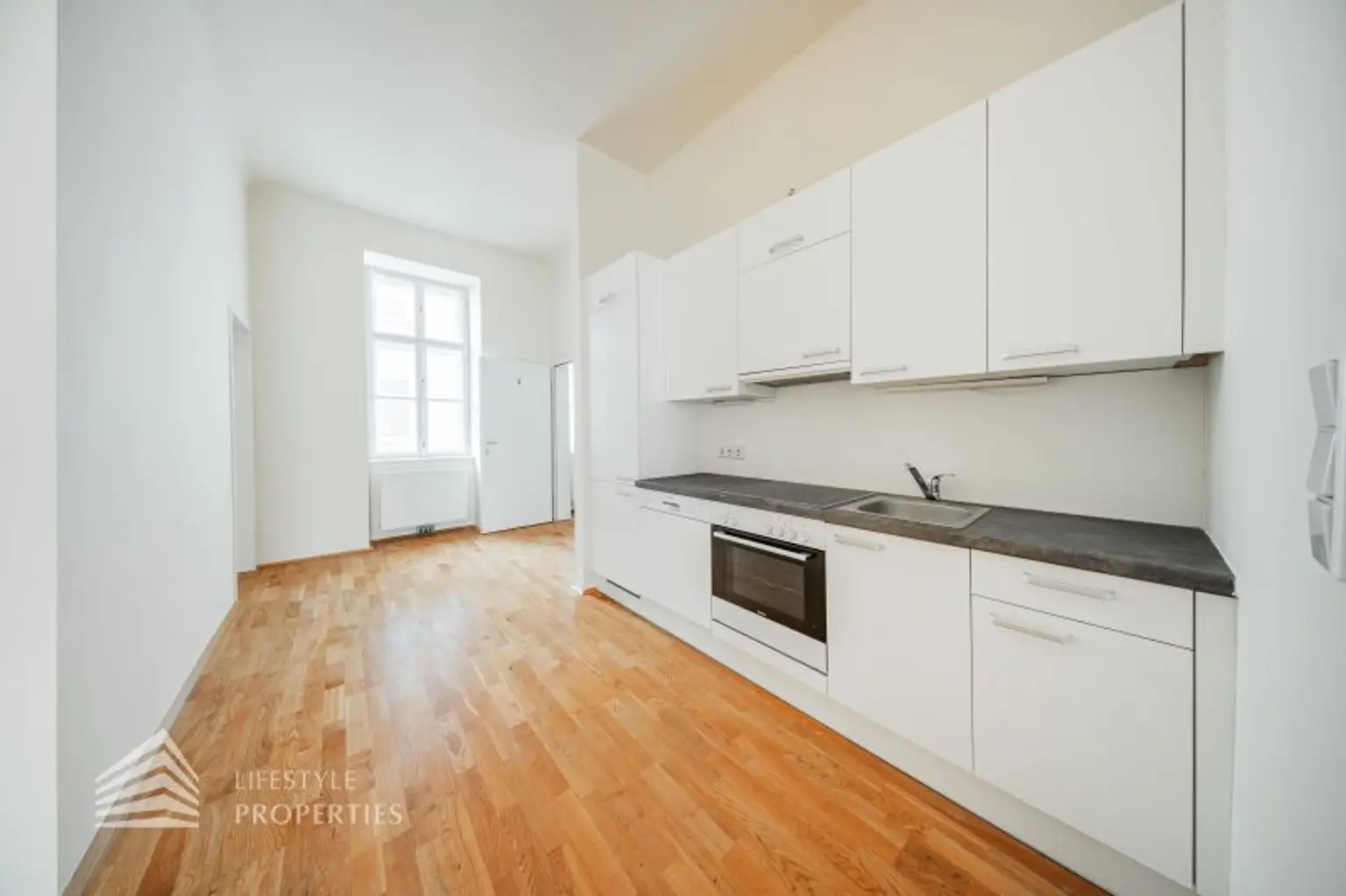 Großzügige 2-Zimmer-Wohnung mit loftartiger Wohnküche und durchdachtem Wohnkonzept