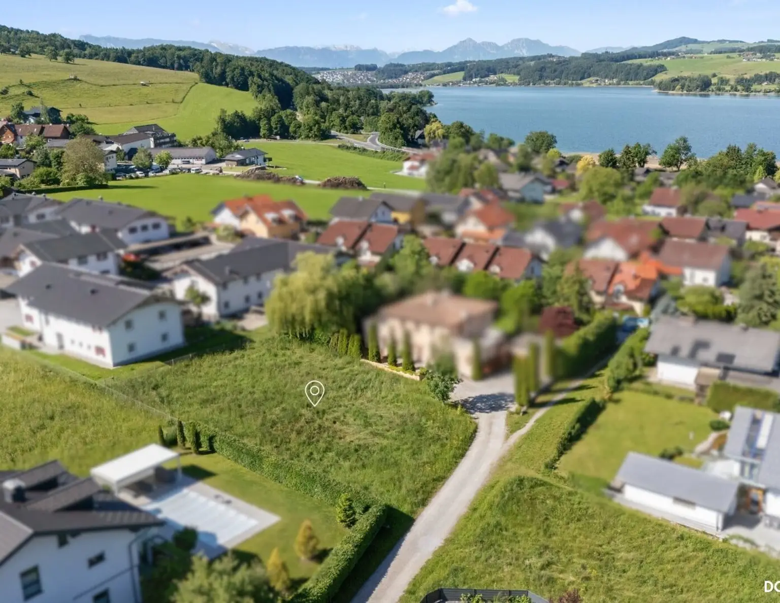 MATTSEE: Grundstück in Toplage, 1.073m², ev. teilbar - bewilligtes Wohnprojekt mit 10 W