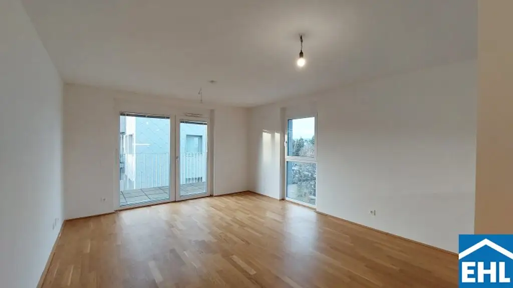 WOHNQUARTIER WILDGARTEN - 2-Zimmerwohnung mit westseitigem Balkon!