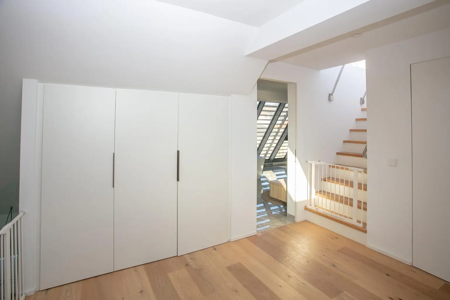 Galerie und Stiege zur Dachterrasse