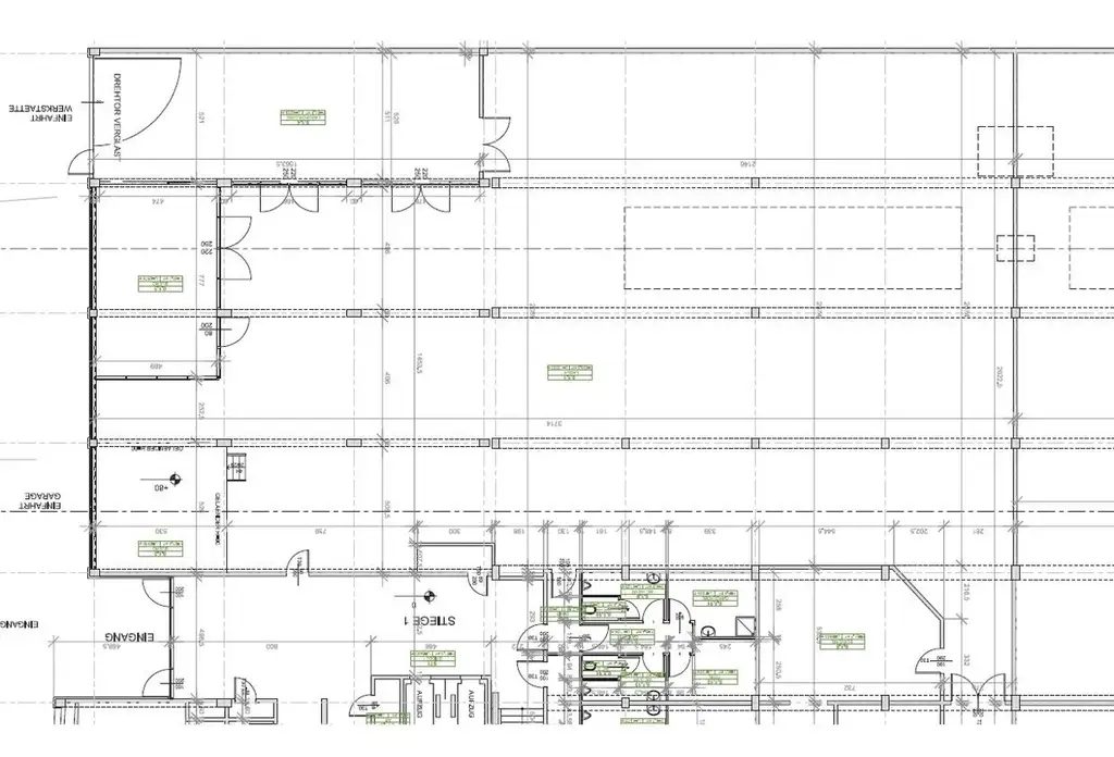 Grundriss Werkstätte 4
