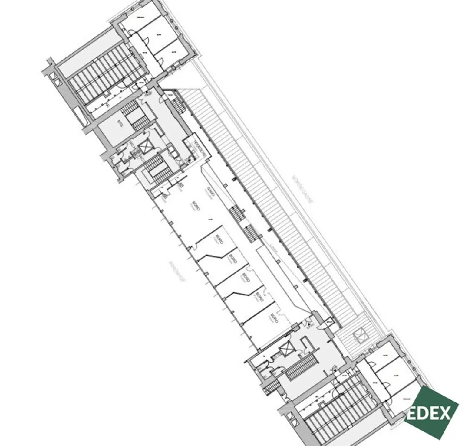 Repräsentatives DG-Maisonette-Büro samt Freifläche in der historischen alten Börse
